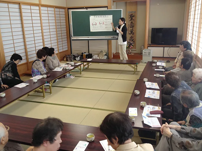 敬老会健康ツボセミナー