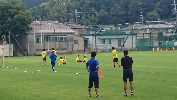 サッカー合宿とケガ